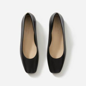 🦋 Black Everlane Square Toe Flats 90’s Y2K Style